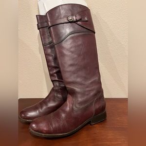 Frye leather riding boots